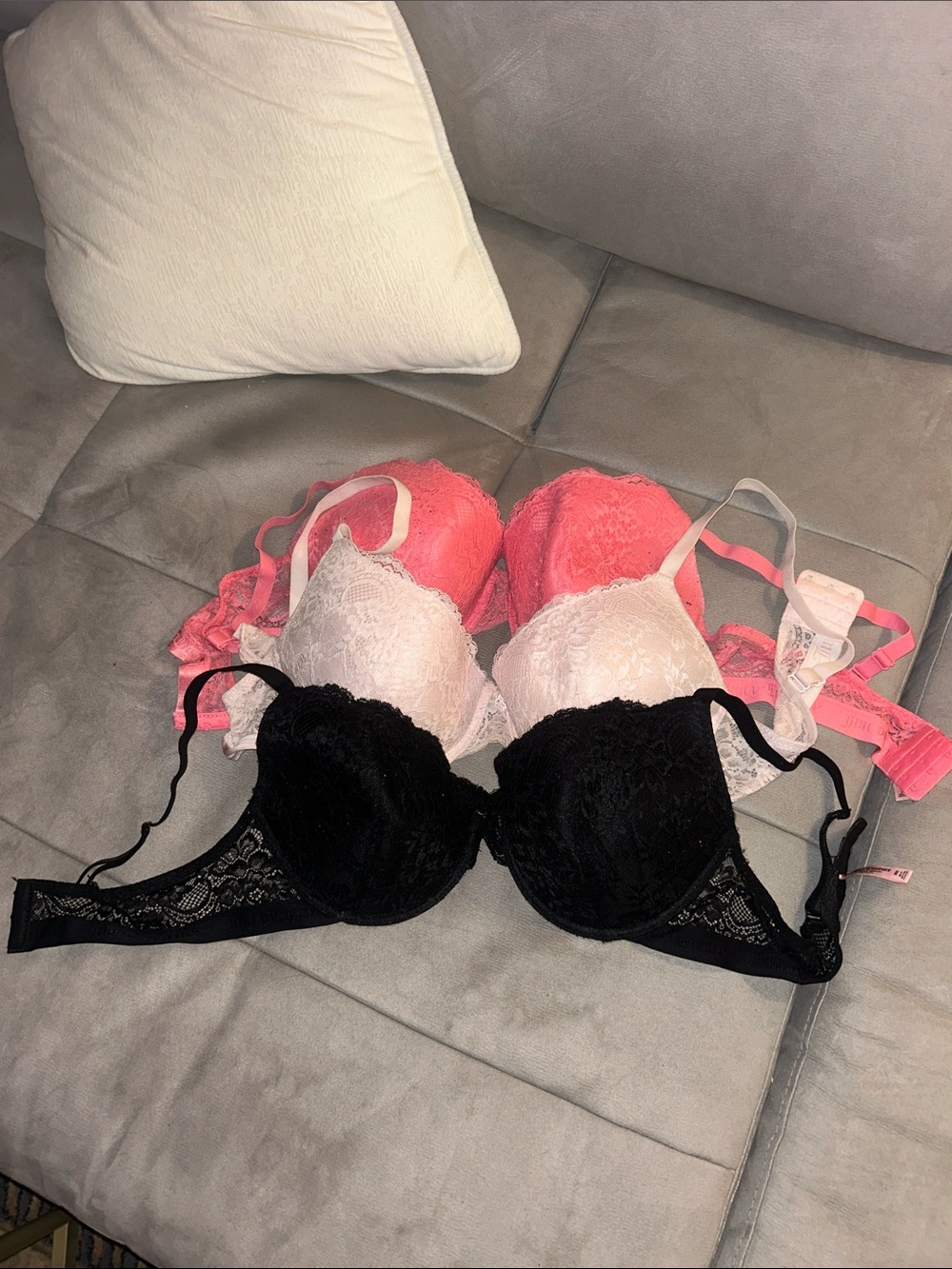 Juicy Couture Lace Bra Trio 34DD
